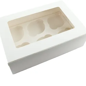 Cupcake box-6 hole