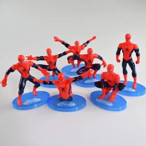 Spiderman Cake Toppers-7pcs