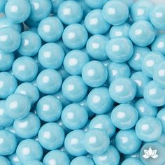 Sky Blue Sugar Pearls 4mm