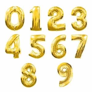Foil Number Balloons