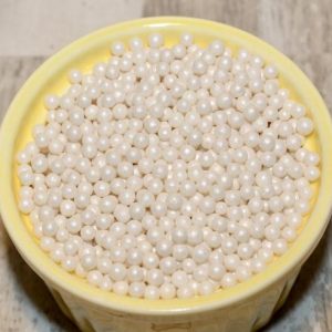 White Sugar Pearls 4mm