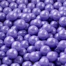Purple Sugar Pearls 4mm