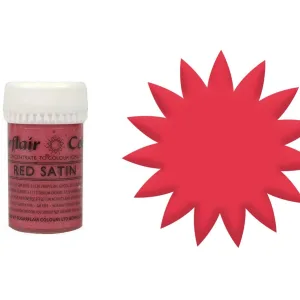 Sugarflair Red Satin Paste 25g