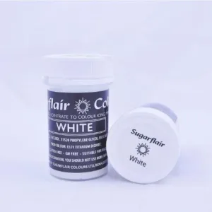 Sugarflair white Pastel Paste Gel Icing / Food Colouring 25g
