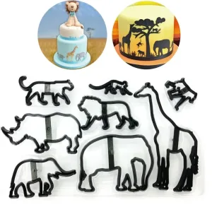 Animal Silhouette Fondant Cutters