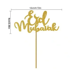 Perfect for decorating your Eid bakes or using as a tag for gifts Made with quality glitter paper