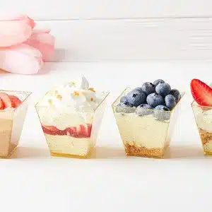 Mini Gold Glitter Dessert